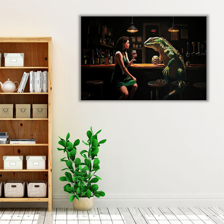 He Was Cuter Online - Canvas Print Wall Art