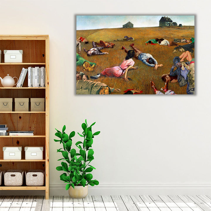 Christina Stands Her Ground - Canvas Print Wall Art
