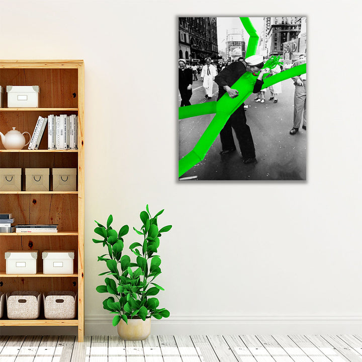 Inflatable Tube Man - Canvas Print Wall Art