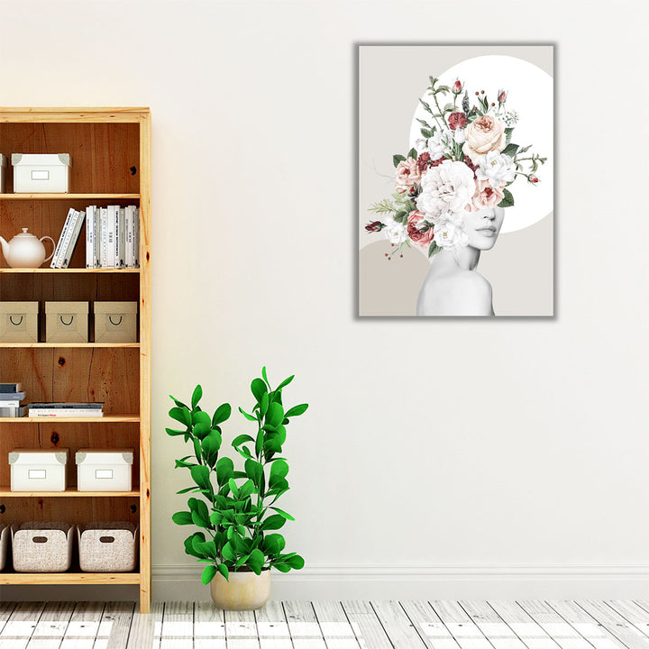 Flower Hat I - Canvas Print Wall Art