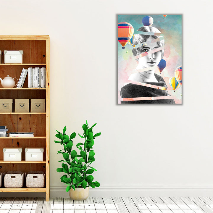 Cleo De Merode Baloons - Canvas Print Wall Art