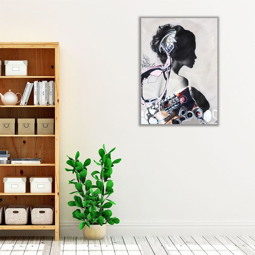 Pink Fluence 1 - Canvas Print Wall Art
