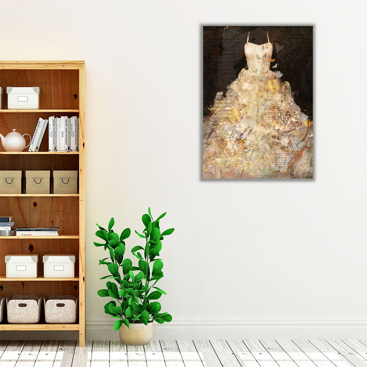Butterfly Dress - Canvas Print Wall Art