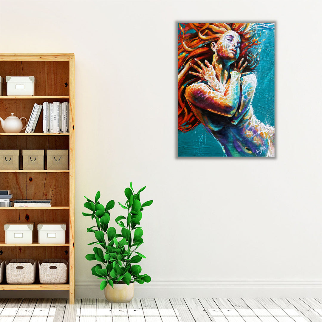 Floating in Color - Canvas Print Wall Art