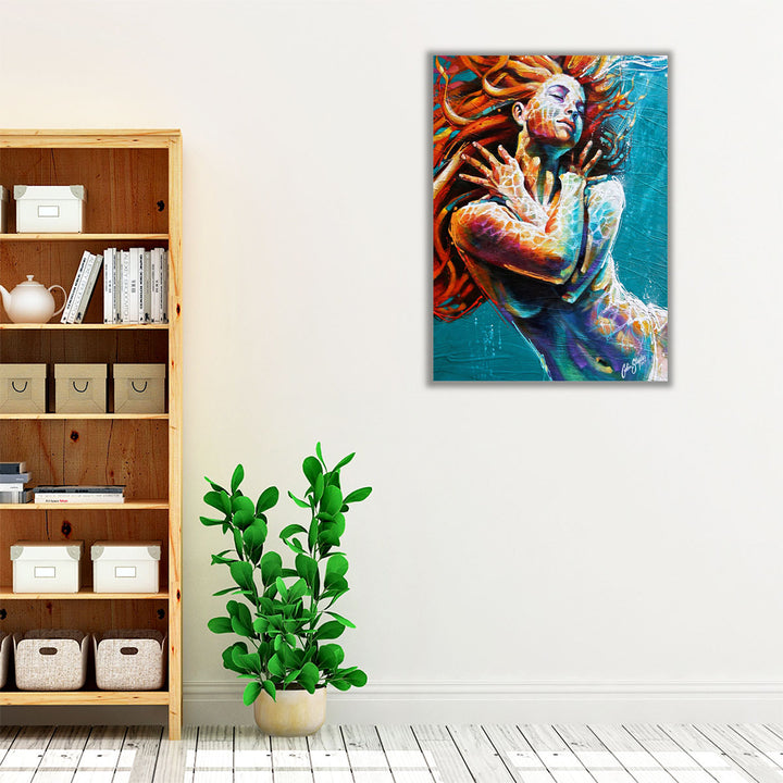 Floating in Color - Canvas Print Wall Art