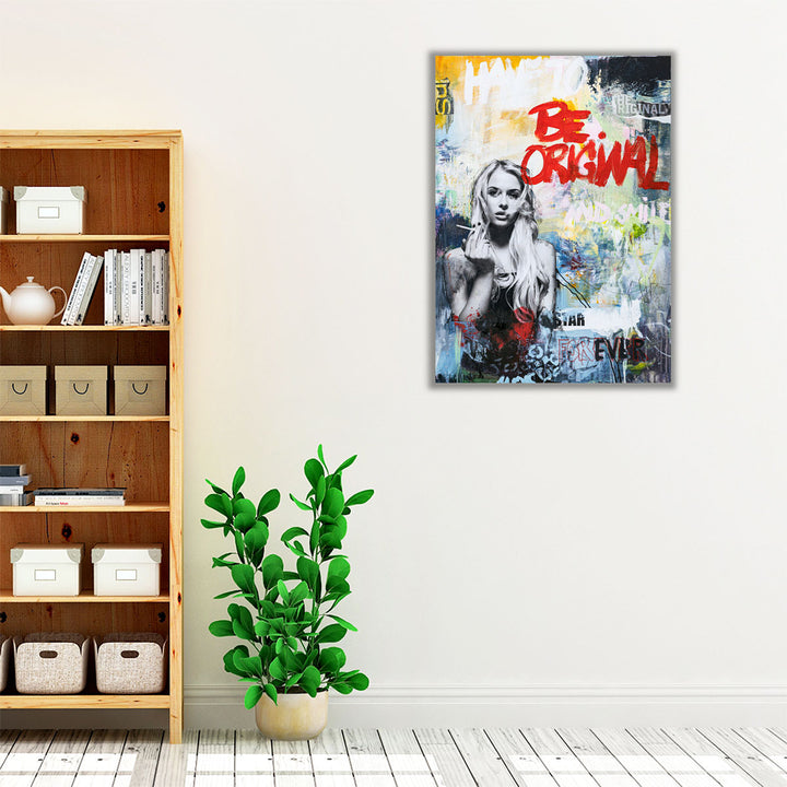 Be Original - Canvas Print Wall Art