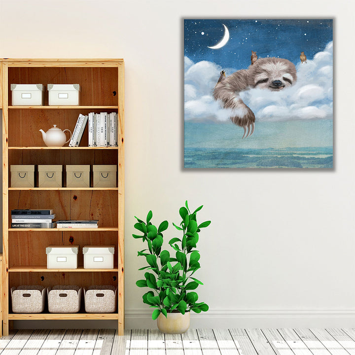 A Sloth's Dream - Canvas Print Wall Art