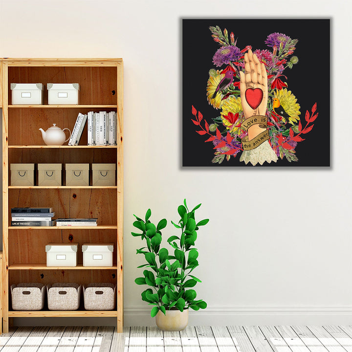 Love Is the Answer - Canvas Print Wall Art
