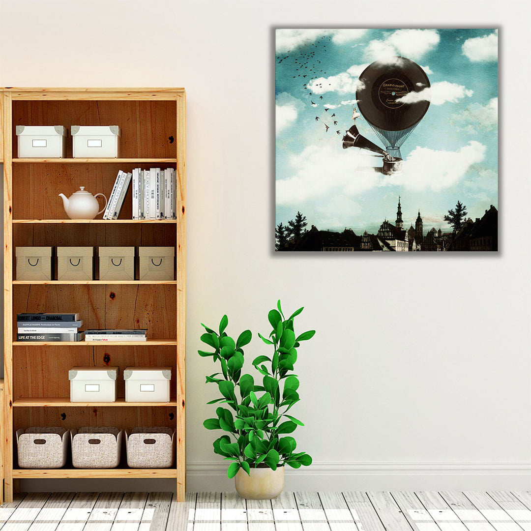 The Traveling Ballerina - Canvas Print Wall Art