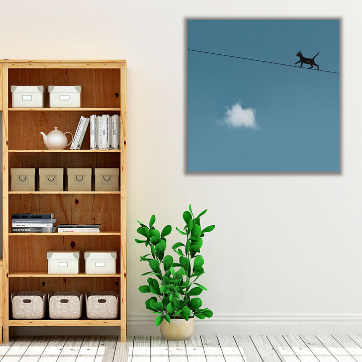 Walk The Line - Canvas Print Wall Art