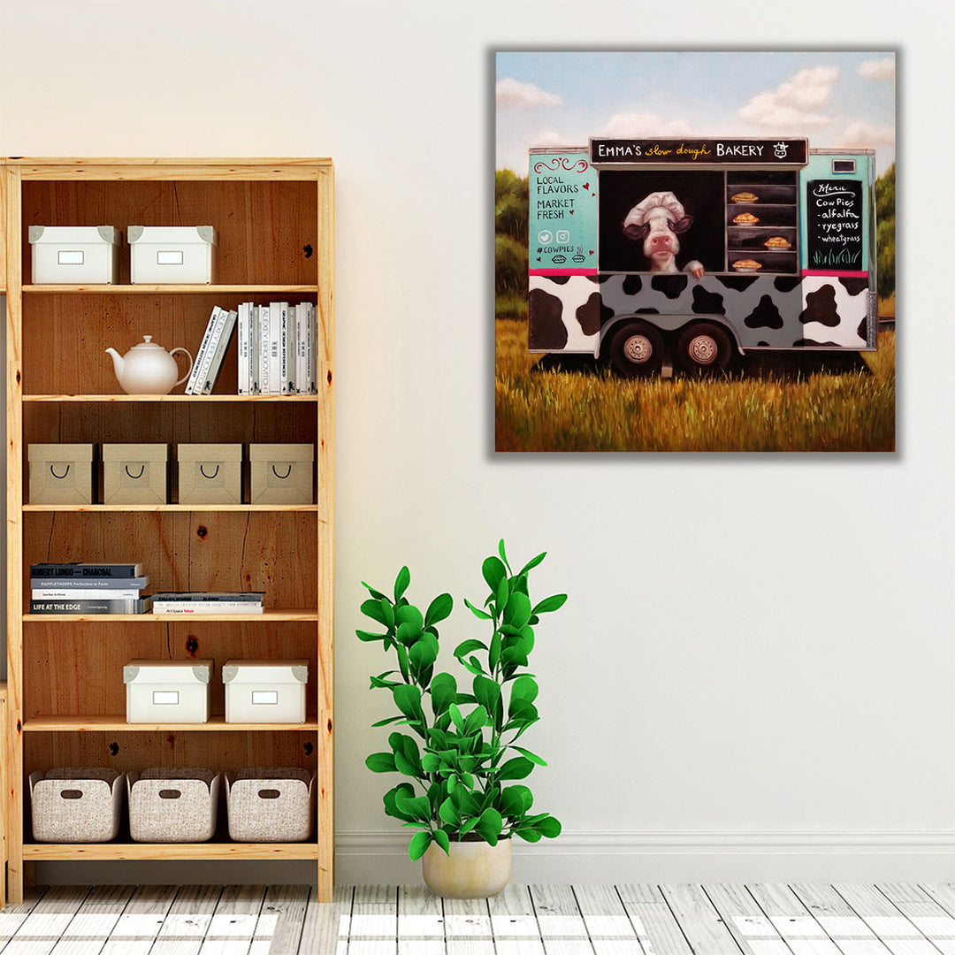 Kitchen wrapped canvas – modern humorous décor