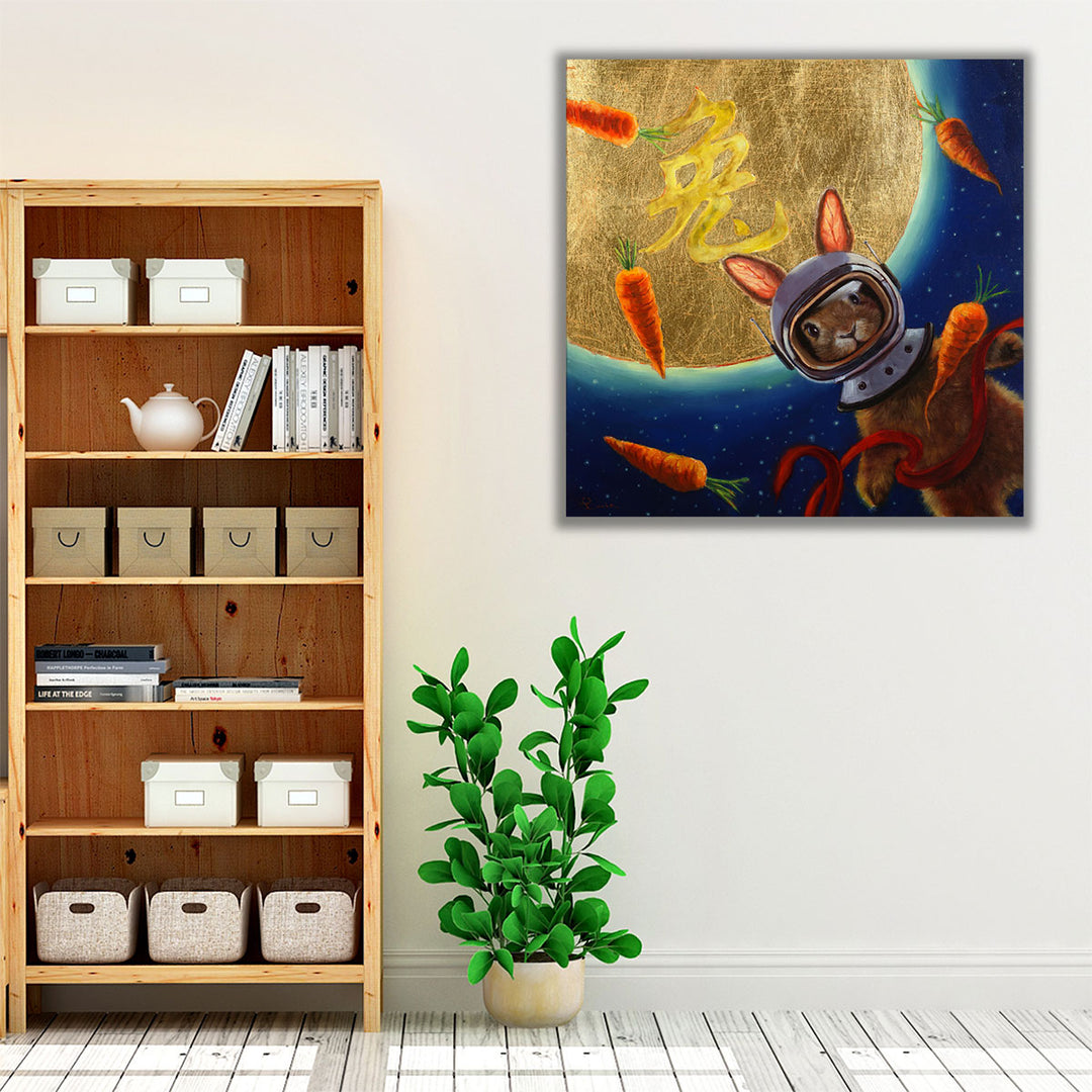 Journey to the Moon - Canvas Print Wall Art