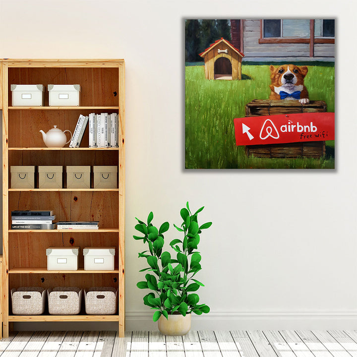K9 BNB - Canvas Print Wall Art
