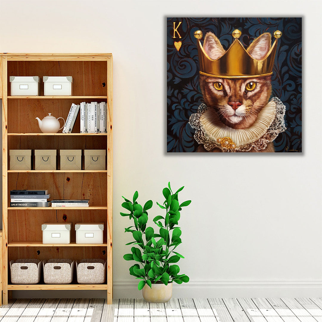 King of Hearts - Canvas Print Wall Art