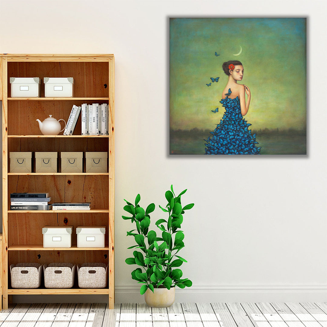 Metamorphosis in Blue- Canvas Print Wall Art