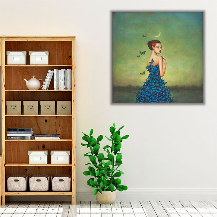 Metamorphosis in Blue- Canvas Print Wall Art