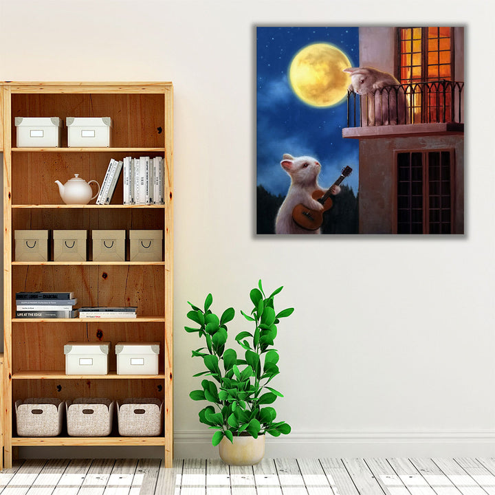 Moonlight Serenade - Canvas Print Wall Art