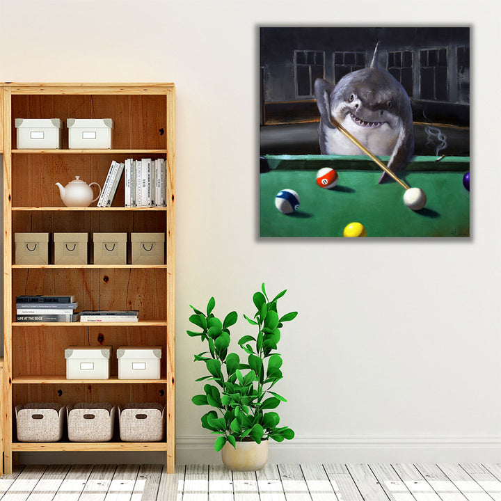 Pool Shark - Canvas Print Wall Art