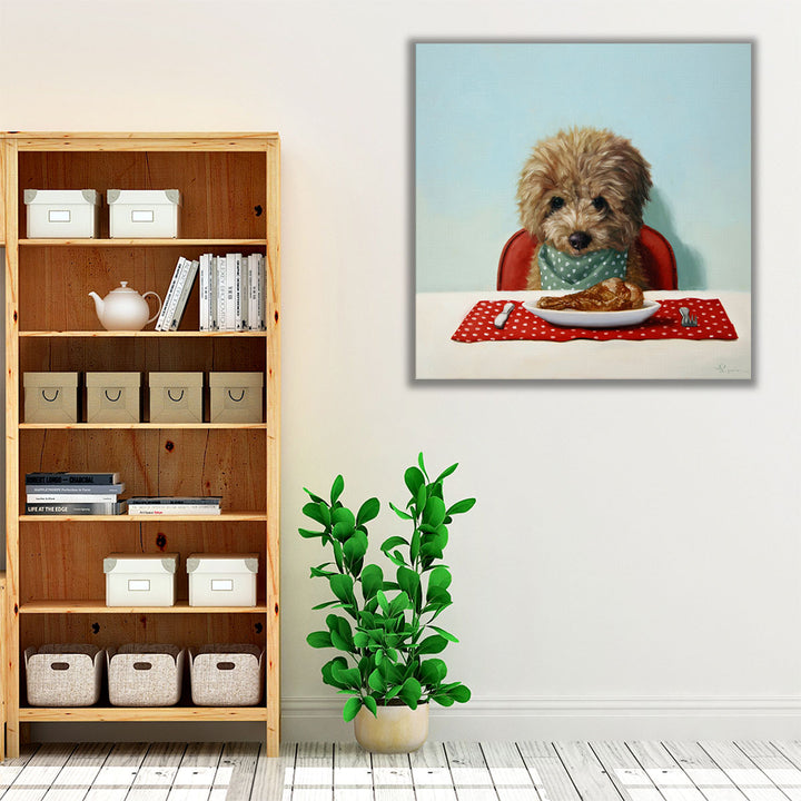 Puppy Chow - Canvas Print Wall Art