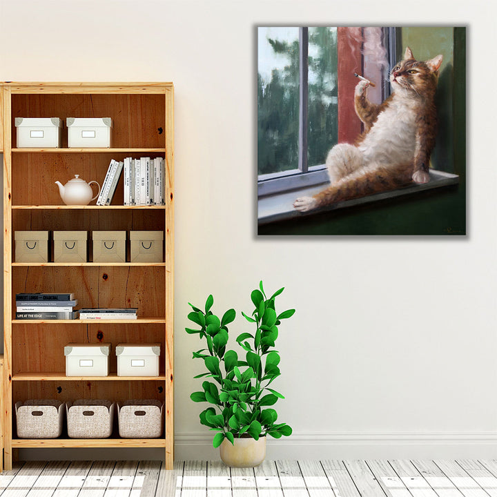 Rainy Day Blues - Canvas Print Wall Art