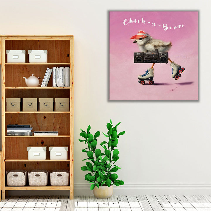 Roller Chick - Canvas Print Wall Art