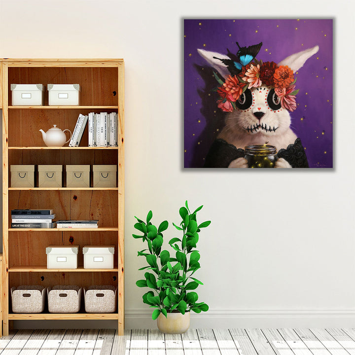The Firefly Keeper - Canvas Print Wall Art