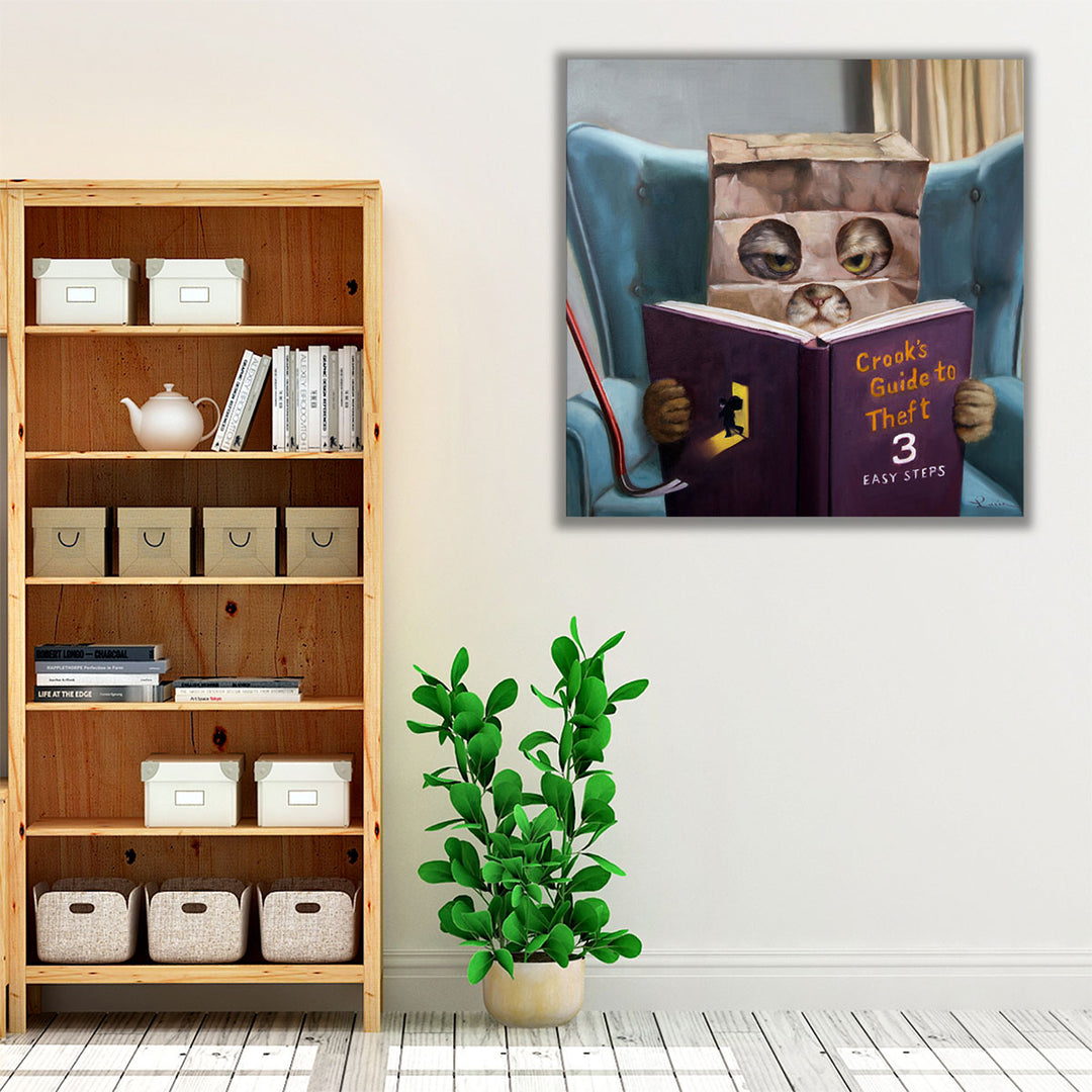 Cat Burglar - Canvas Print Wall Art