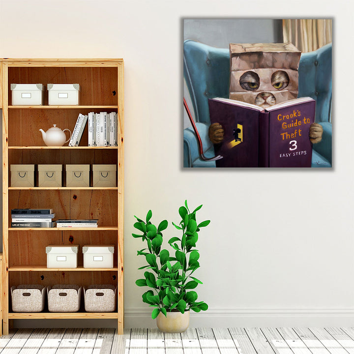 Cat Burglar - Canvas Print Wall Art
