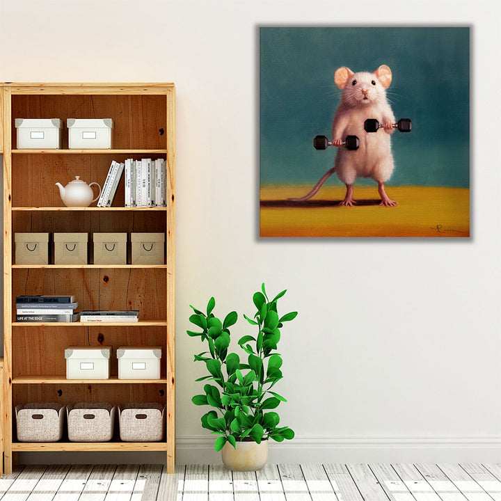 Gym Rat Biceps - Canvas Print Wall Art