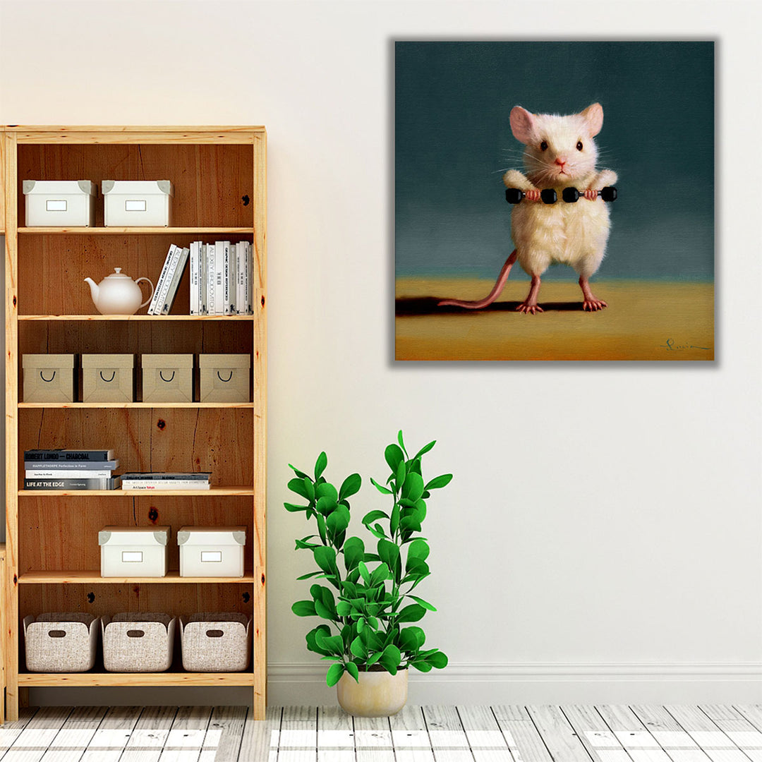 Gym Rat Upright Row - Canvas Print Wall Art