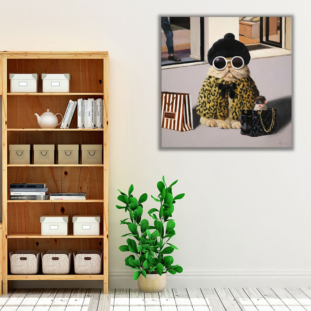 Retail Therapy - Canvas Print Wall Art