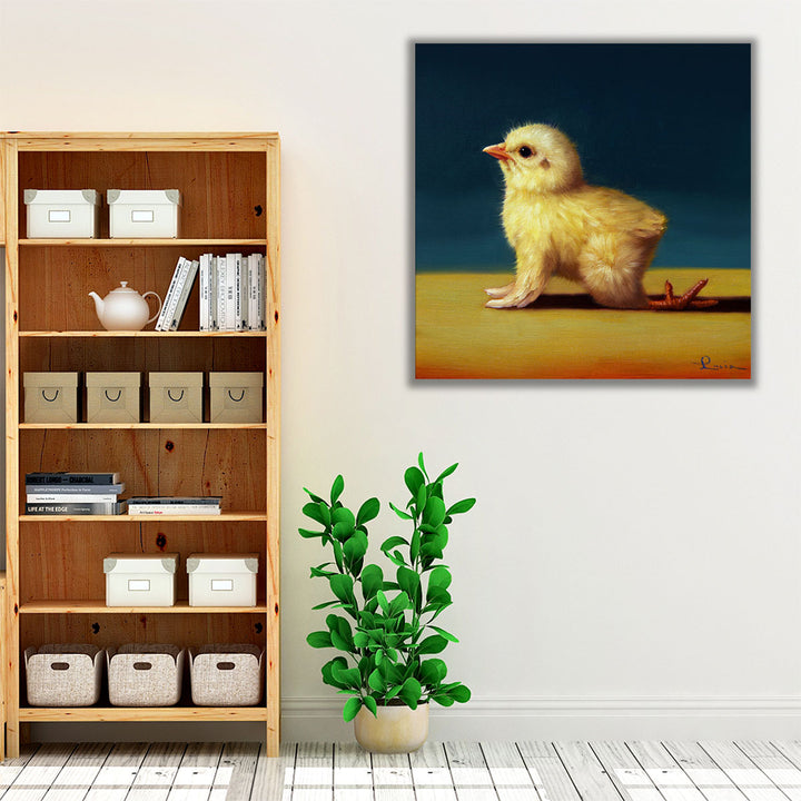 Yoga Chick Cow - Canvas Print Wall Art