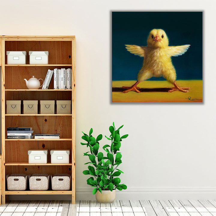 Yoga Chick Star - Canvas Print Wall Art