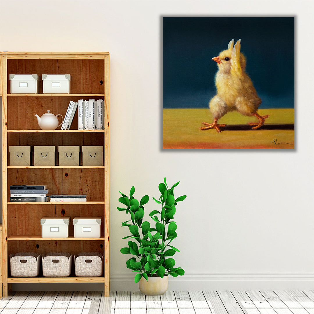 Yoga Chick Warrior 1 - Canvas Print Wall Art