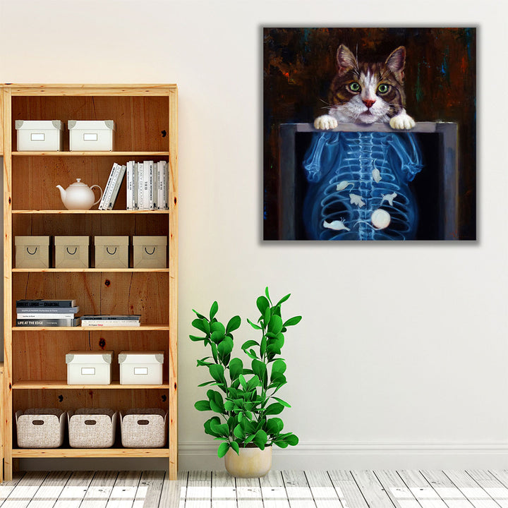 Cat Scan - Canvas Print Wall Art