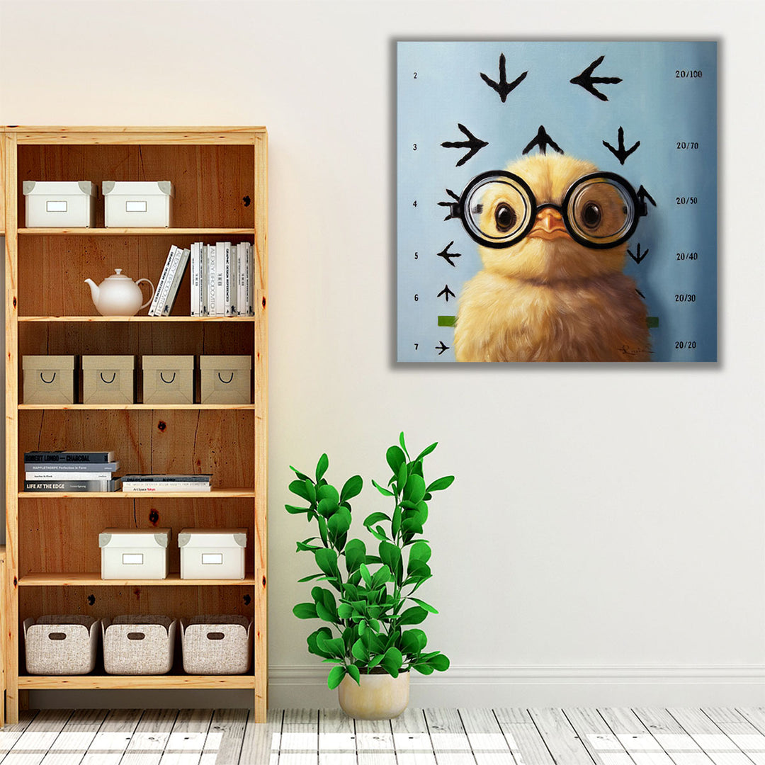 Four Eyes Chick II - Canvas Print Wall Art