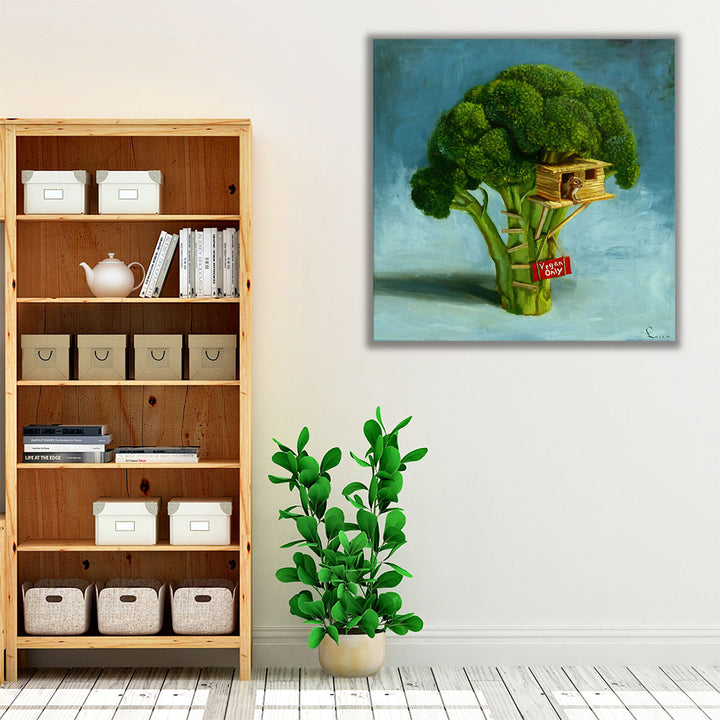 Vegan Only - Canvas Print Wall Art