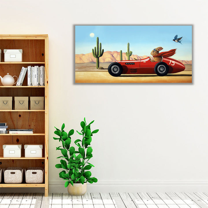 Whimsical animal art for children's room décor