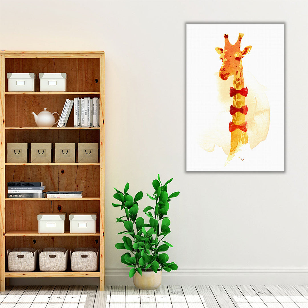 Elegant Giraffe - Canvas Print Wall Art