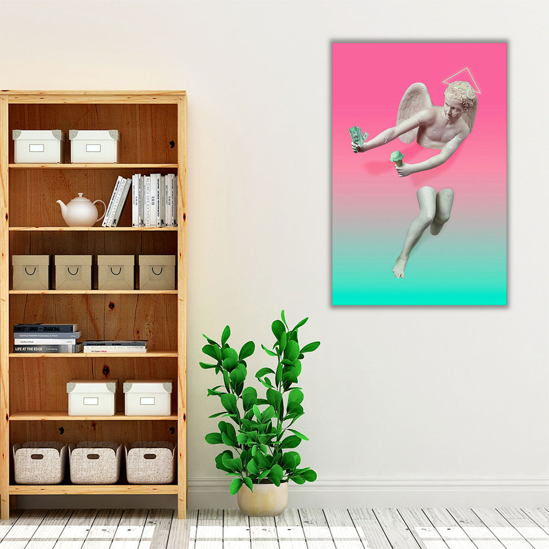Money And Pistachio - Canvas Print Wall Art
