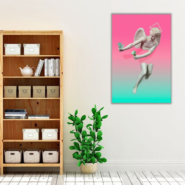 Money And Pistachio - Canvas Print Wall Art