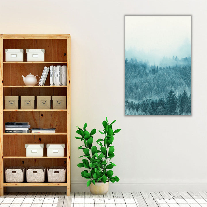 Foggy Forest - Canvas Print Wall Art