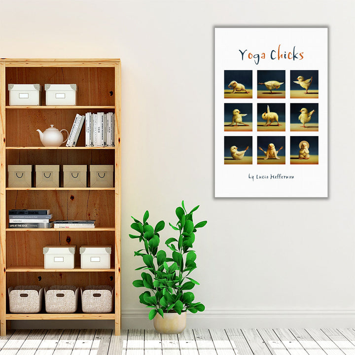 Yoga Chicks Collage - Canvas Print Wall Art