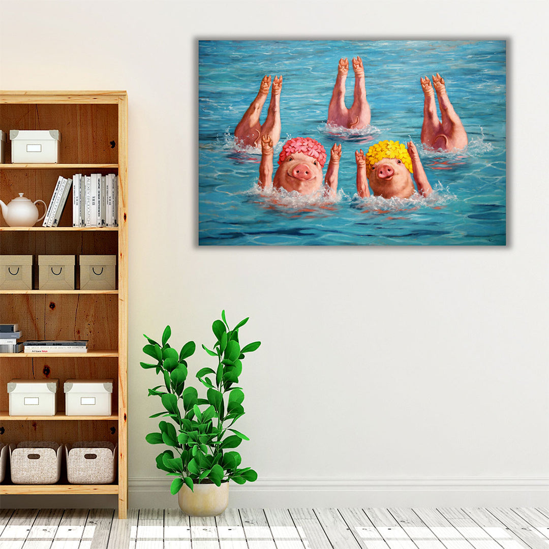 Water Ballet - Canvas Print Wall Art