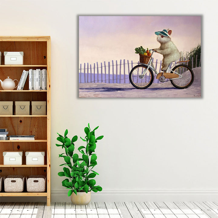 Beach Bunny - Canvas Print Wall Art
