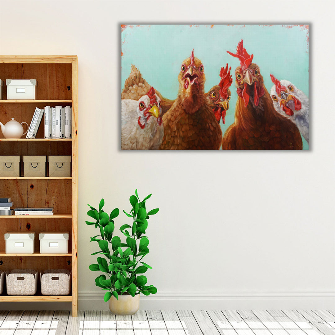Chicken For Dinner - Canvas Print Wall Art