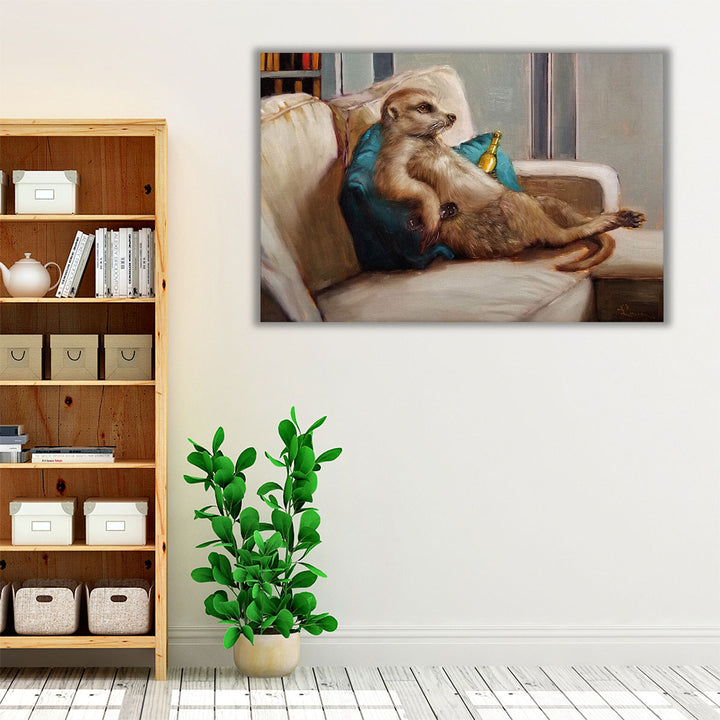 Couch Potato - Canvas Print Wall Art