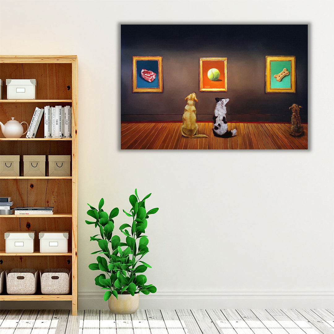 Dog Museum - Canvas Print Wall Art