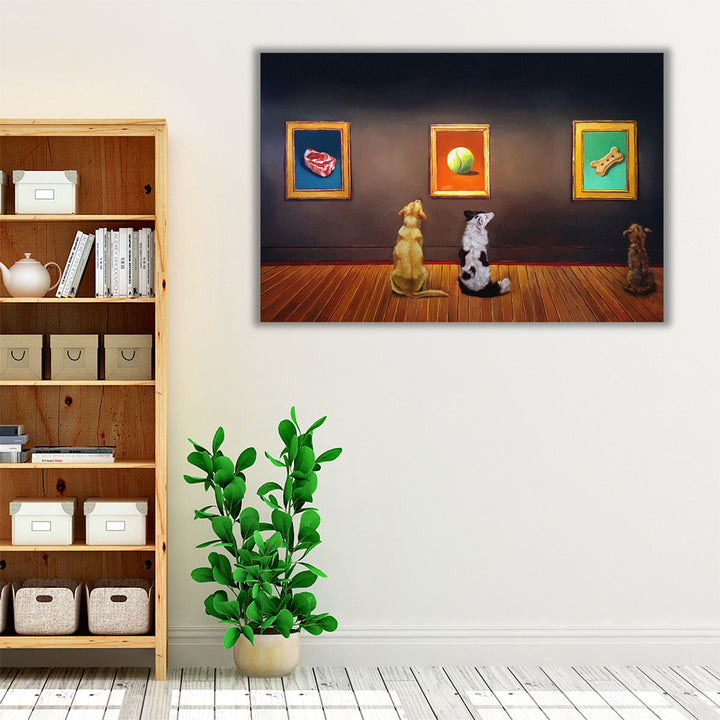 Dog Museum - Canvas Print Wall Art