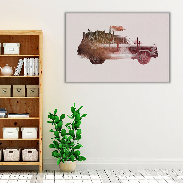 Drive Me Back Home 2 - Canvas Print Wall Art